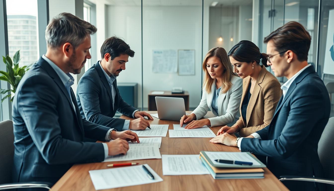 Business contract documents