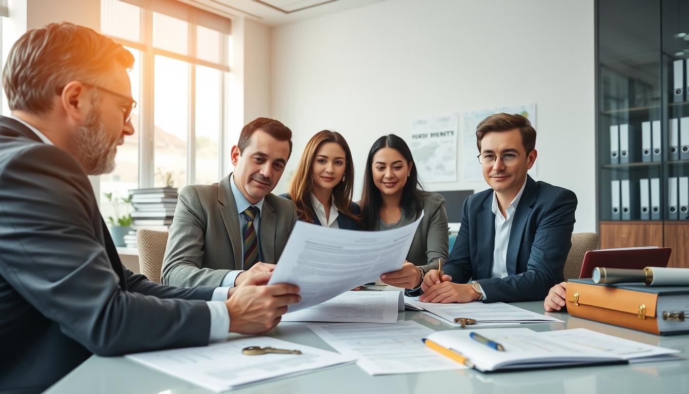 Business agreement signing
